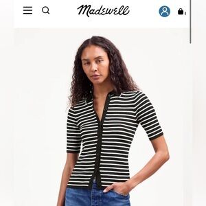 Madewell The Signature Knit Sweater Polo
